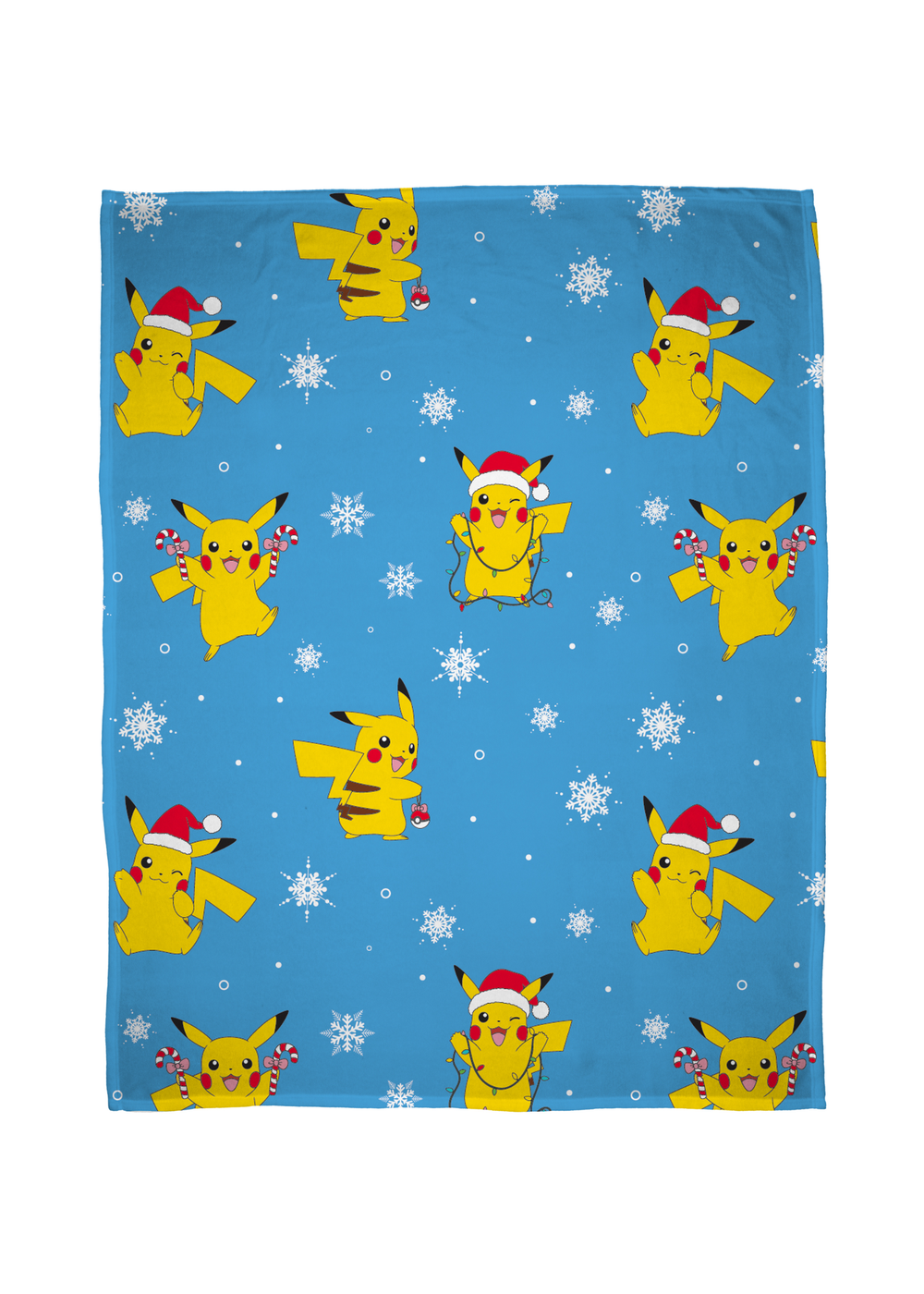 Pokemon Snowy Faux-Shearling Backed Fleece Throw (100x150cm) - One Size Image 1