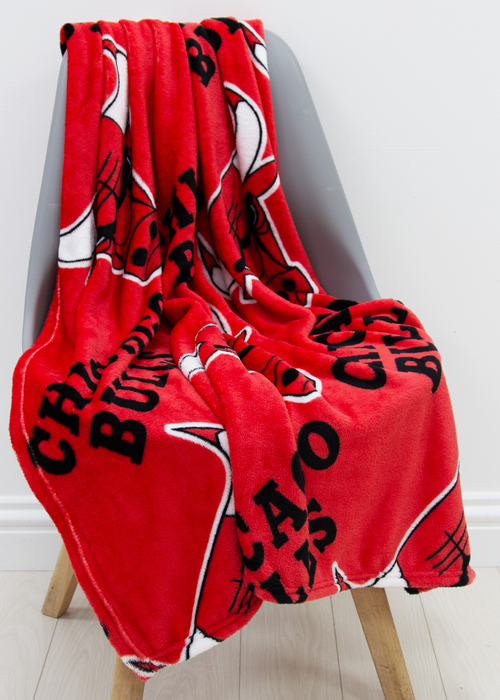 NBA Chicago Fleece Throw - One Size Image 1
