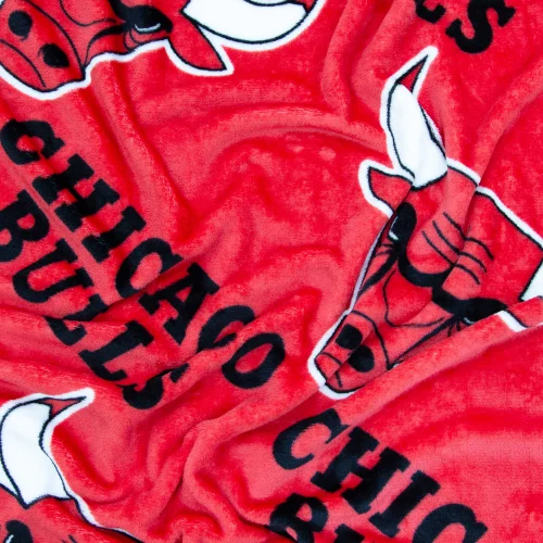 NBA Chicago Fleece Throw - One Size Image 4