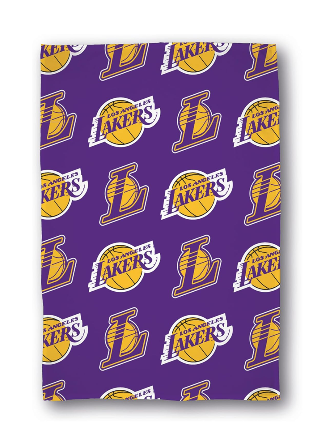NBA Lakers Purple Flannel Fleece Blanket - One Size Image 5