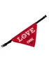 Personalised Memento Company Red Love is... Dog Bandana - One Size Image 1