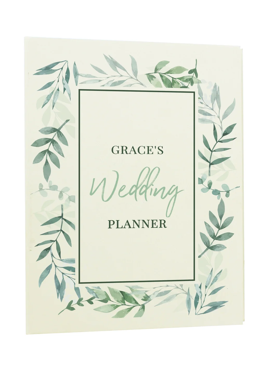 Personalised Memento Company Ivory Botanical Wedding Planner - One Size Image 3