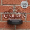 Personalised Memento Company Clear Garden Sign Outdoor Solar Light - One Size Image 4