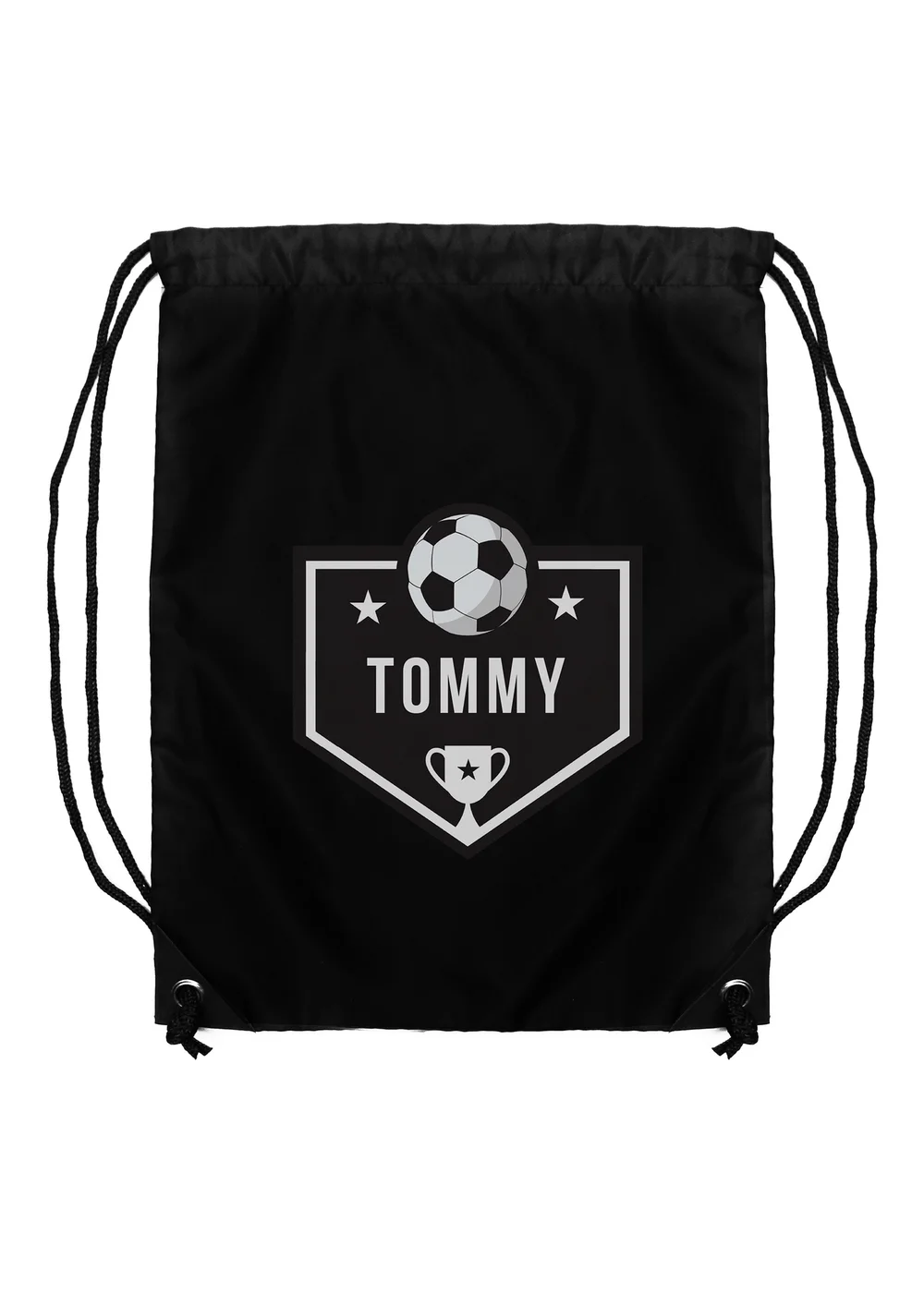 Personalised Memento Company Black Football Kit Bag - One Size Image 1