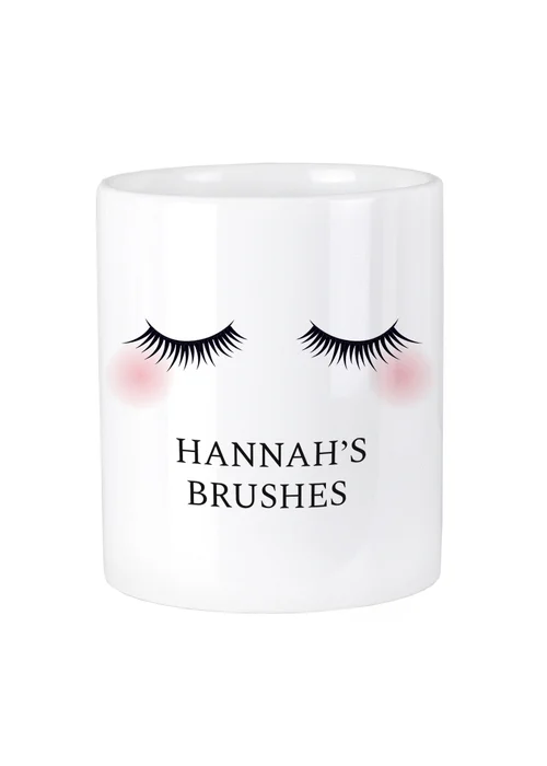 Personalised Memento Company Eyelashes White Ceramic Storage Pot - One Size Image 1