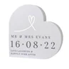 Personalised Memento Company Grey Free Text Free Standing Heart Ornament - One Size Image 5