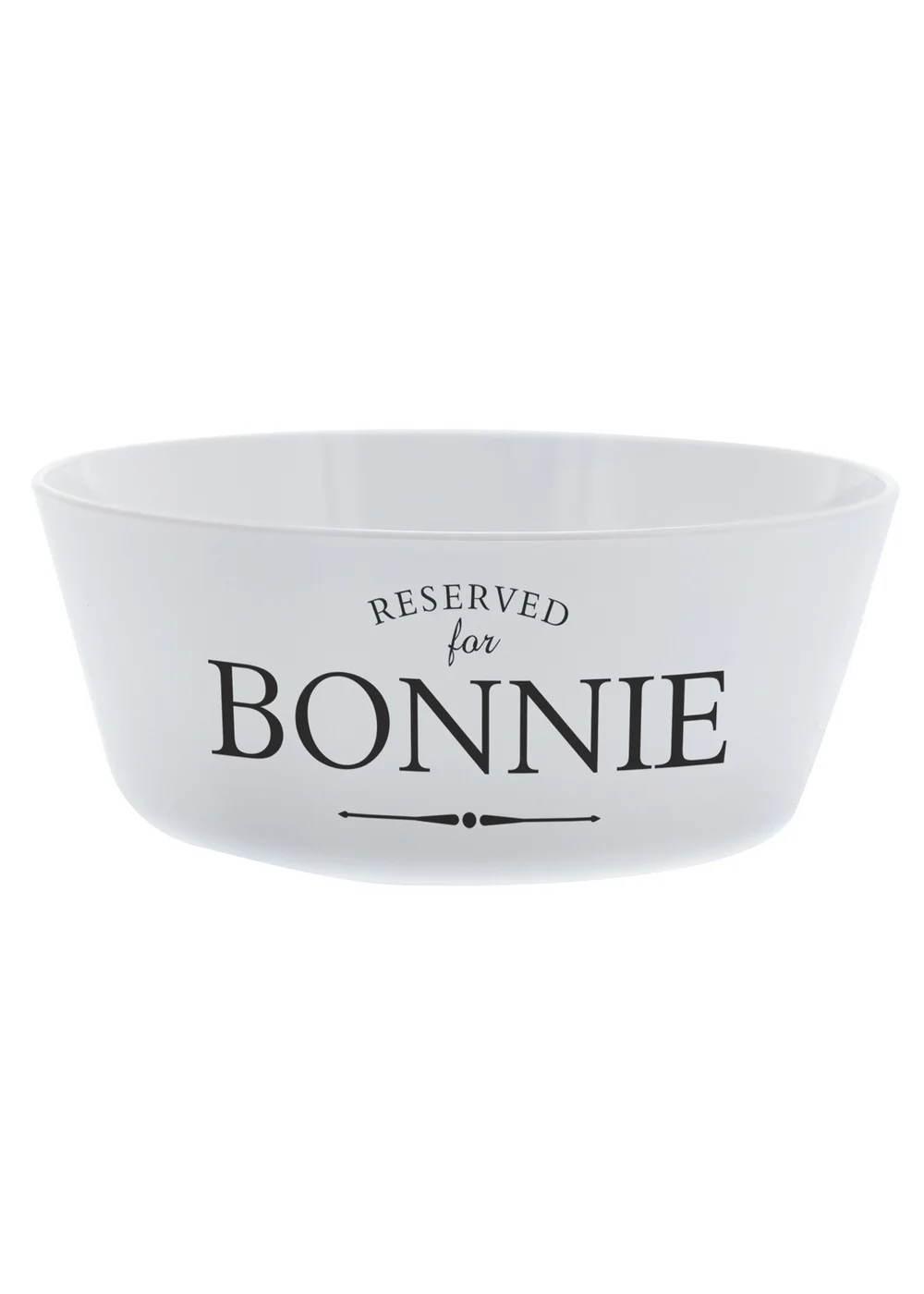 Personalised Memento Company White Reserved for Plastic Cat Bowl - One Size Image 1
