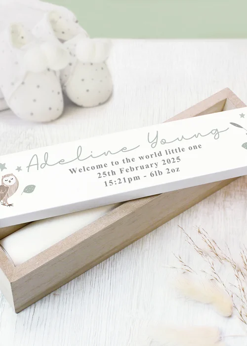 Personalised Memento Company Wood Woodland Animals Certificate Holder - One Size Image 2