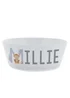 Personalised Memento Company White Animal Alphabet Plastic Bowl - One Size Image 1