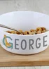 Personalised Memento Company White Animal Alphabet Plastic Bowl - One Size Image 2