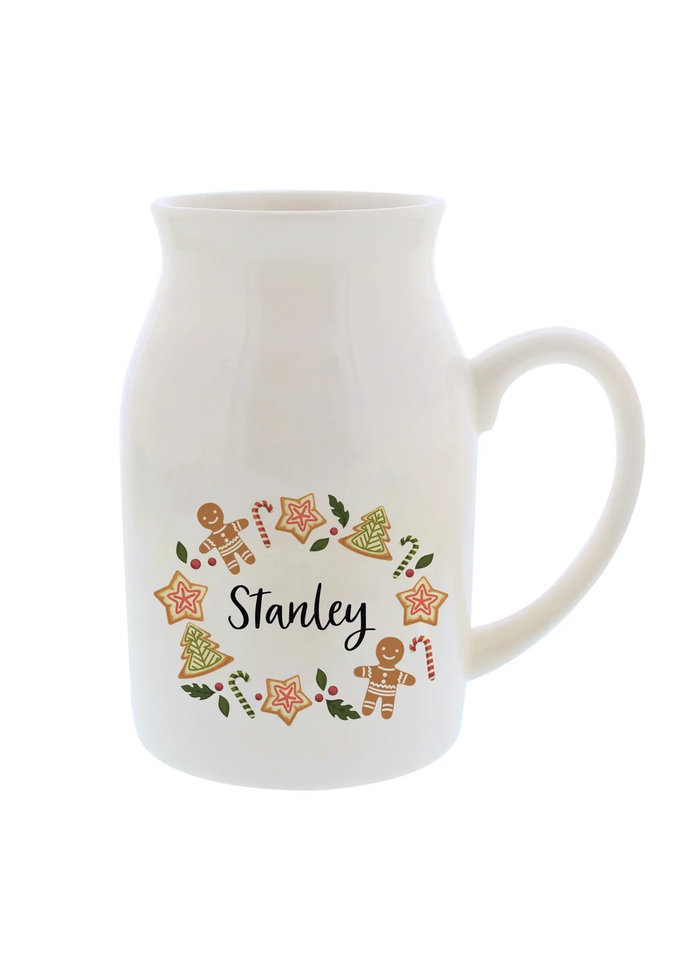 Personalised Memento Company White Christmas Milk Jug - One Size Image 1