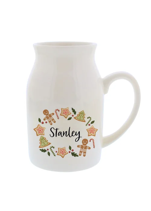 Personalised Memento Company White Christmas Milk Jug - One Size Image 1