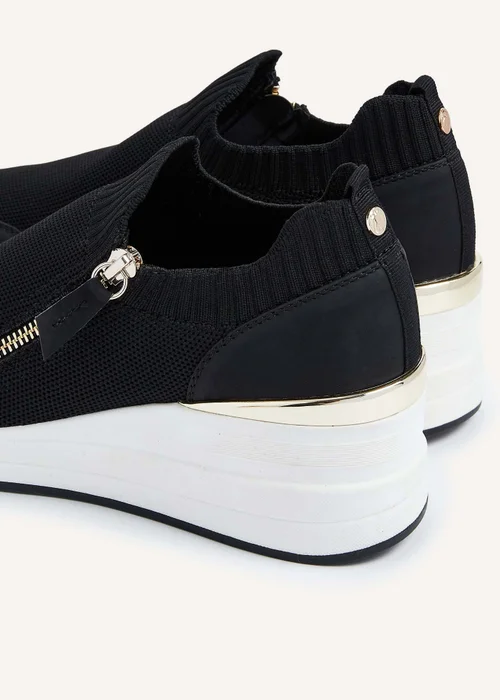 Linzi Adler Black Flyknit Wedged Trainer - 3 Image 5
