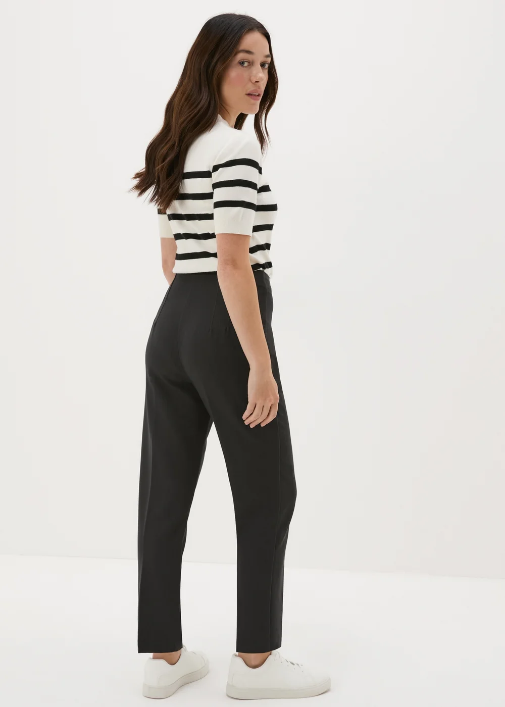 Et Vous Grey Tapered Trousers - 8 Image 2