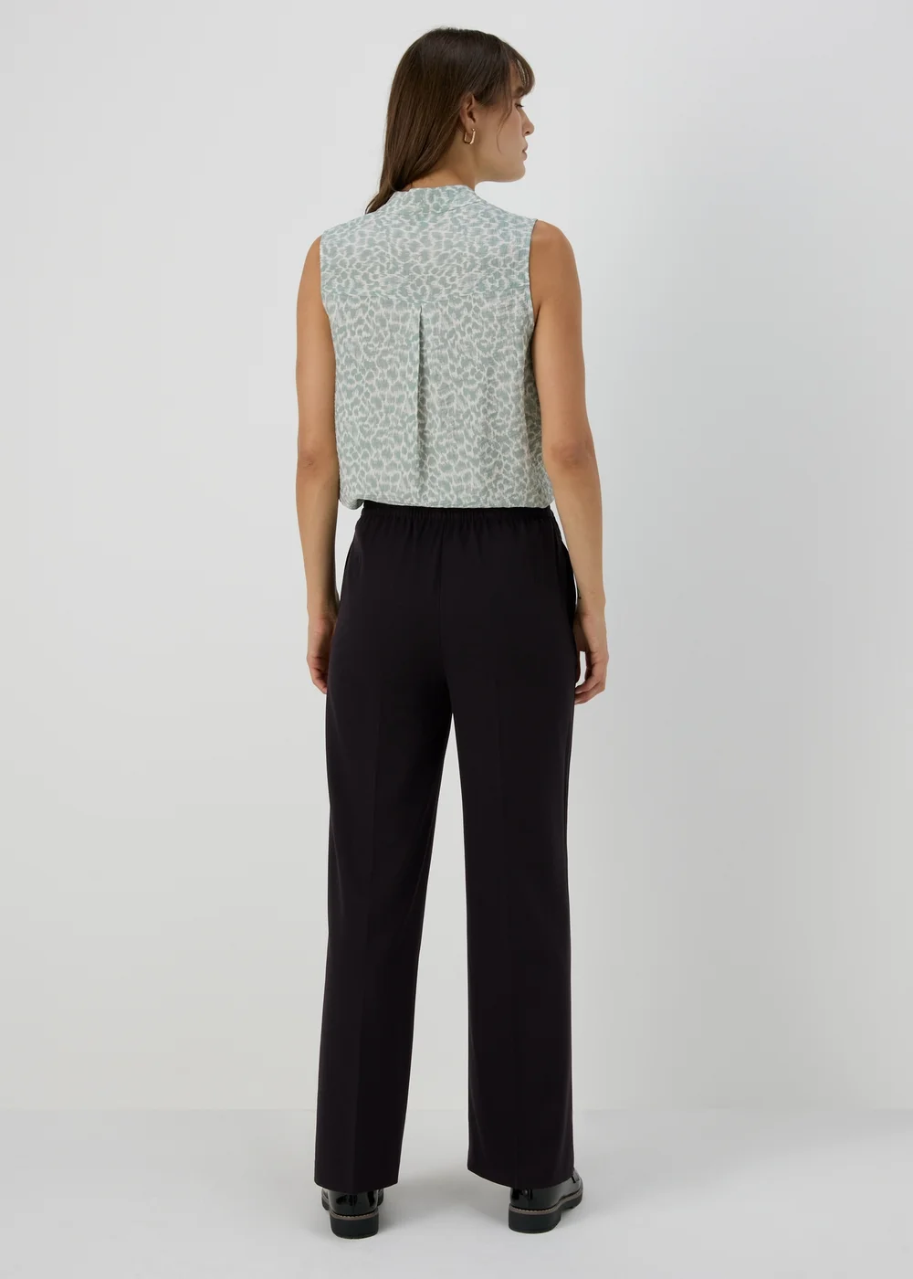 Et Vous Black Regular Wide Leg Trousers - 10 Image 2