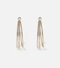 Muse Large Four Wire Row Hoop Earring In Gold - One Size Image 1
