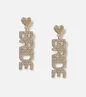 Muse Gold Hen Do Bride Earrings - One Size Image 1