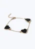 Muse Black Heart Bracele - One Size Image 1