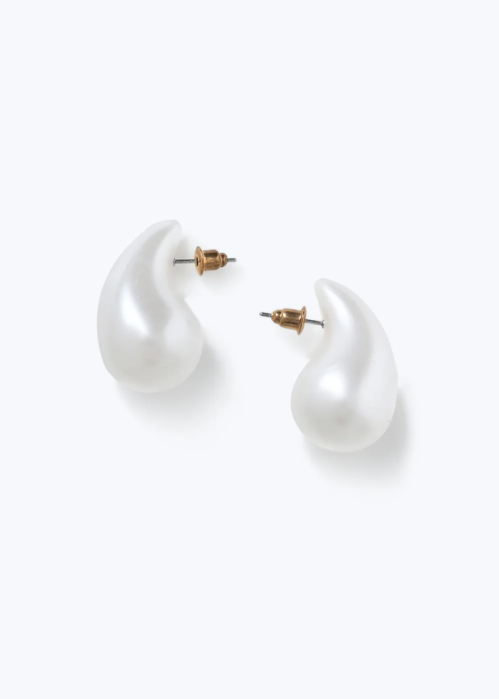 Muse Pearl Teardrop Stud Earring - One Size Image 3