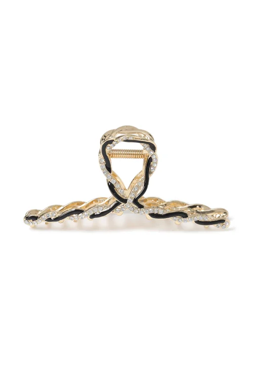 Muse Gold Pearl And Woven Claw - One Size Image 2