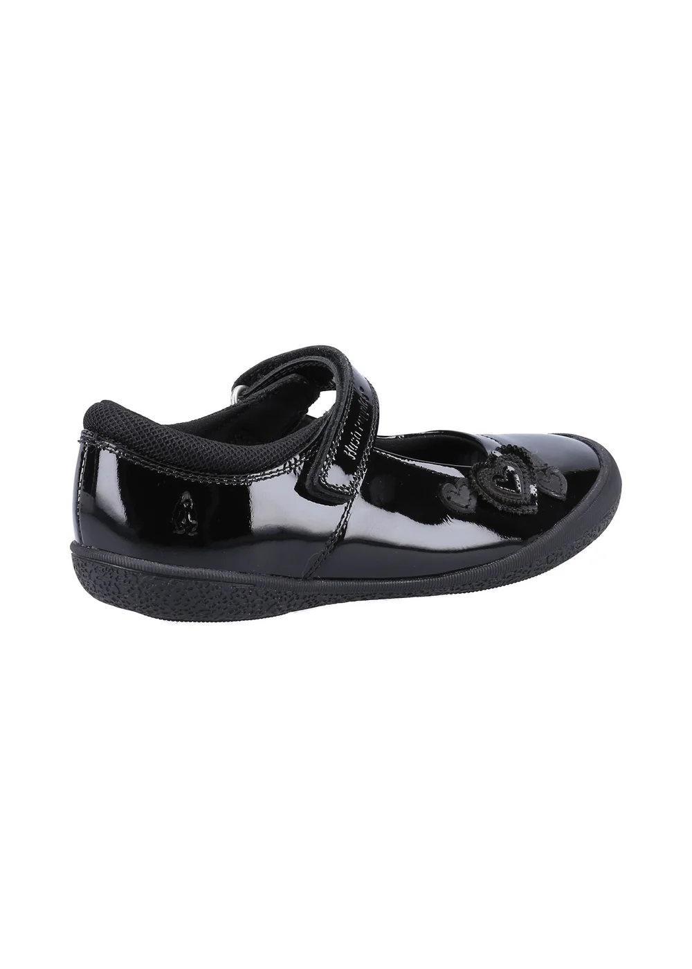 Hush Puppies Girls Black Rosanna Patent Infant School Shoes (Younger 6 - 12.5) - 6.5 Infants Image 3