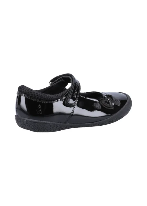 Hush Puppies Girls Black Rosanna Patent Infant School Shoes (Younger 6 - 12.5) - 6.5 Infants Image 3