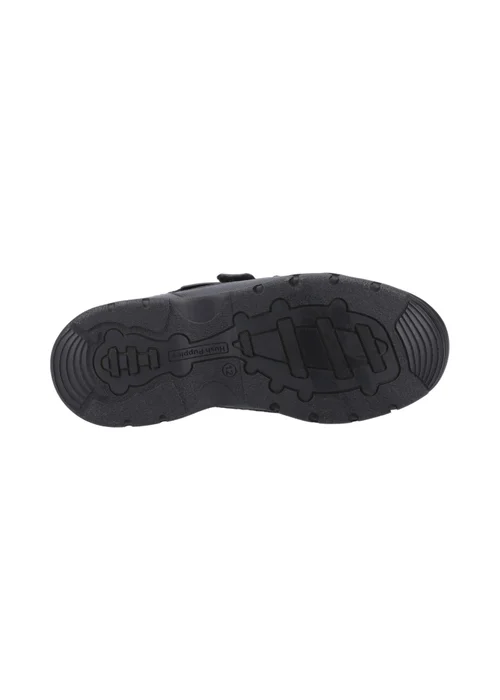 Hush Puppies Boys Black Troy Jnr School Shoes (Younger 10 - Older 2.5) - 1.5 Infants Image 3