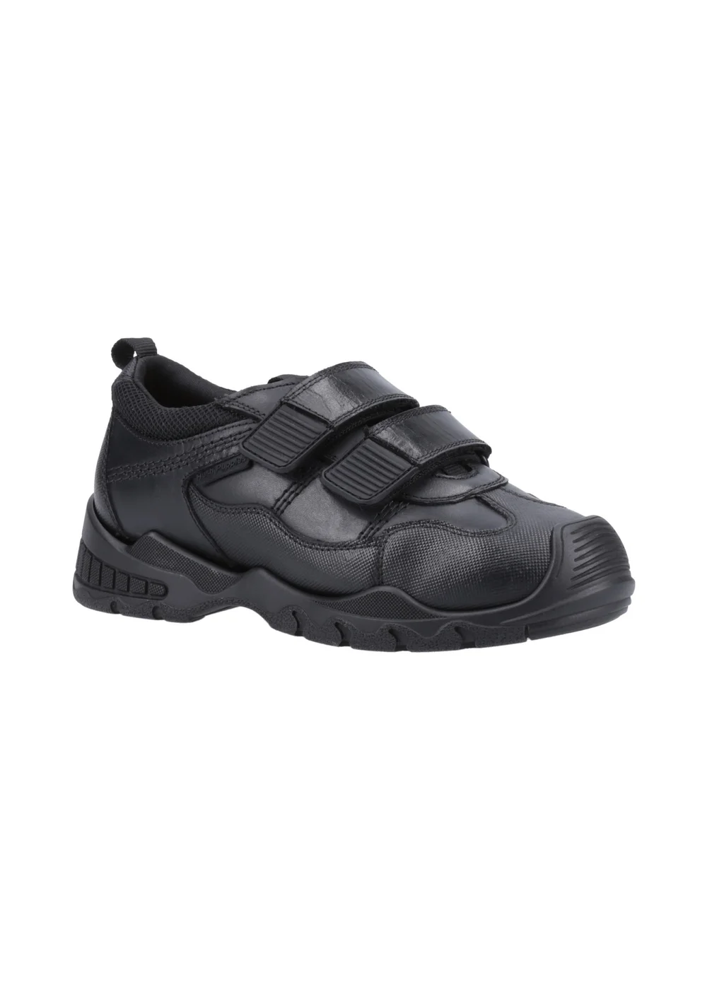 Hush Puppies Boys Black Troy Jnr School Shoes (Younger 10 - Older 2.5) - 1.5 Infants Image 2