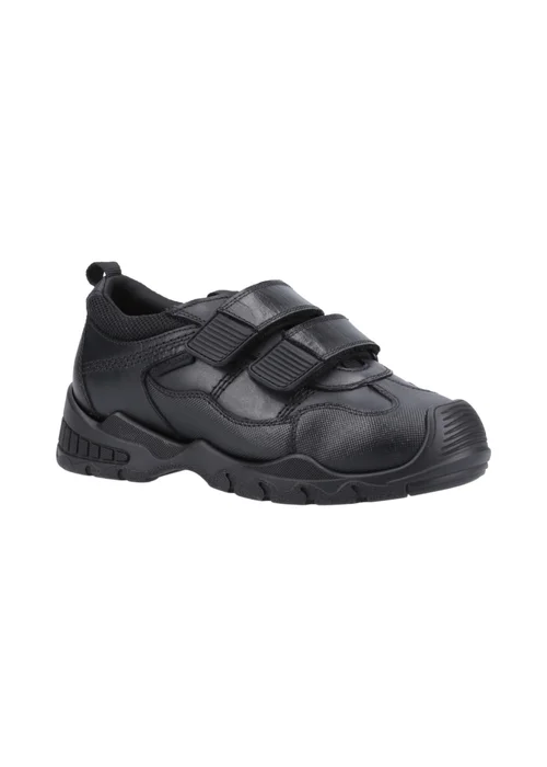 Hush Puppies Boys Black Troy Jnr School Shoes (Younger 10 - Older 2.5) - 1.5 Infants Image 2