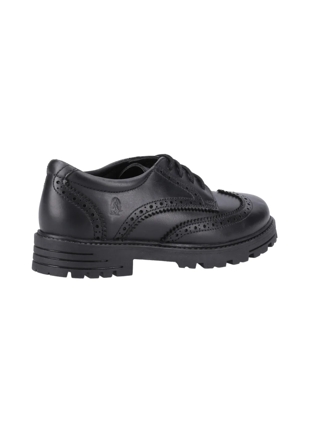 Hush Puppies Girls Black Maxine Junior School Shoes (Younger 10 - Older 2) - 12 Infants Image 3