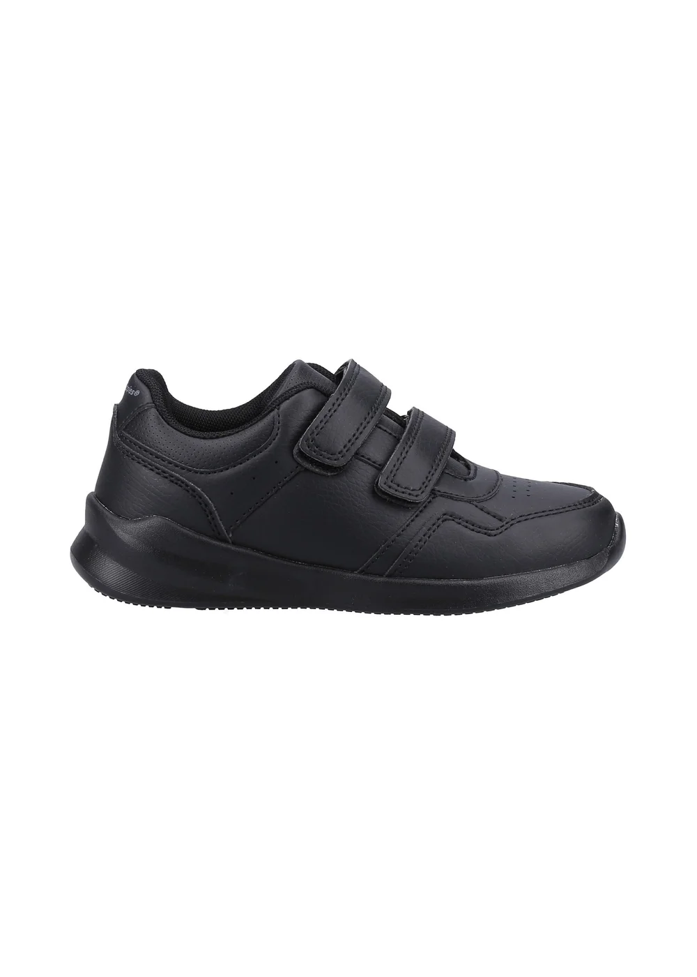 Hush Puppies Unisex Black Marling Easy Junior School Shoes (Younger 10 - Older 2) - 11 Infants Image 1