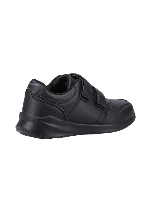 Hush Puppies Unisex Black Marling Easy Junior School Shoes (Younger 10 - Older 2) - 11 Infants Image 3