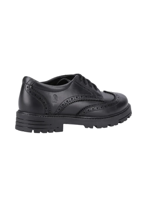 Hush Puppies Girls Black Maxine Senior School Shoes (Older 3-5) - 3 Image 3