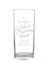 Personalised Memento Company Clear Full Of Christmas Spirit Hi Ball Glass - One Size Image 1
