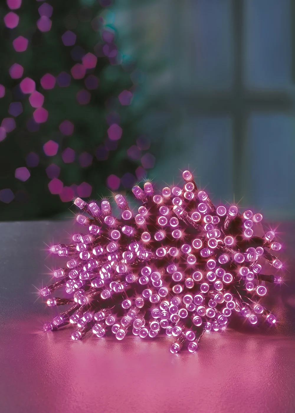 Premier Decorations 200 Purple LED Supabrights - No Size Image 1