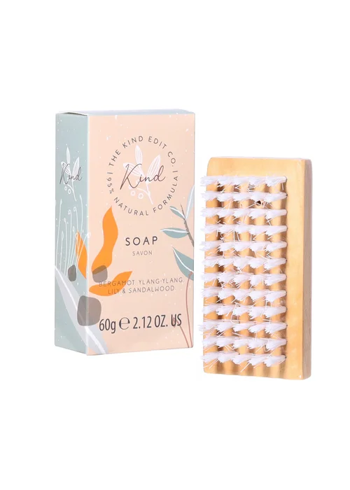 The Kind Edit Co. Kind Soap Bar And Nail Brush - One Size Image 2