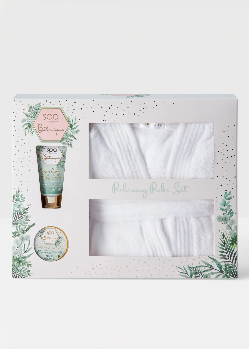 Style & Grace Spa Botanique Relaxing Robe Set - One Size Image 1