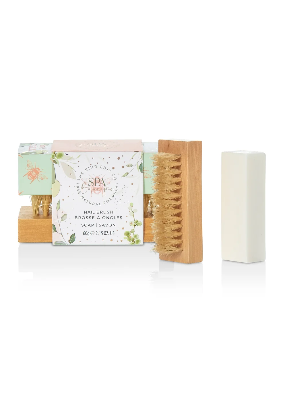The Kind Edit Co Spa Botanique Soap and Nail Brush Set - One Size Image 2
