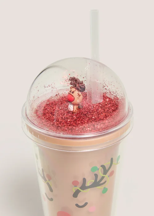 Reindeer Snowglobe Tumbler Image 2