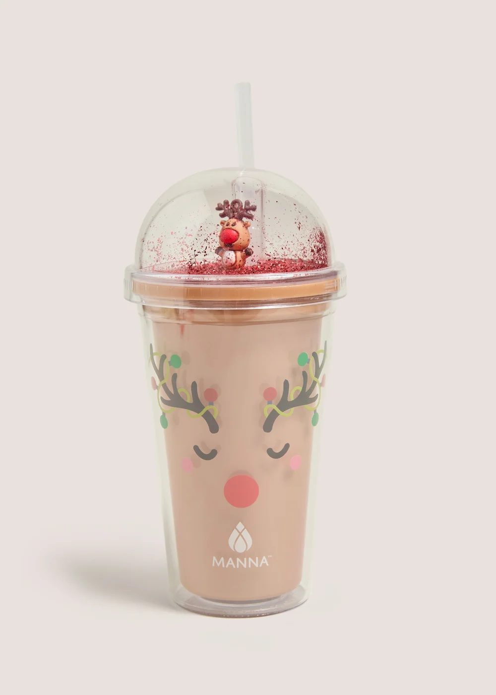 Reindeer Snowglobe Tumbler Image 1