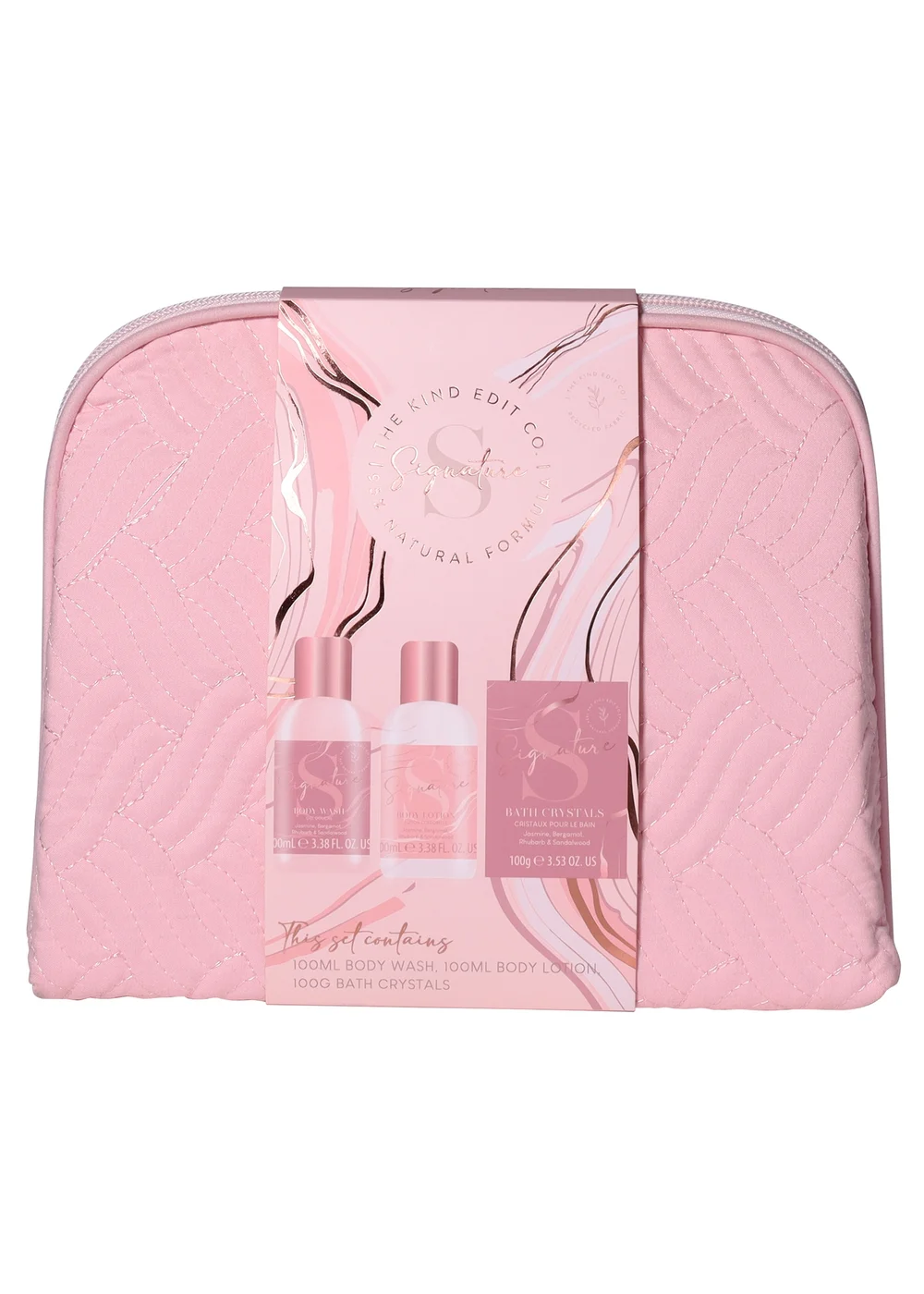 The Kind Edit Co. Signature Cosmetic Bag Set - One Size Image 1