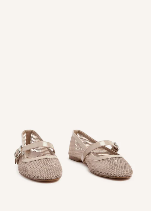 Linzi Arielle Nude Mesh Mary Jane Pump - 3 Image 3
