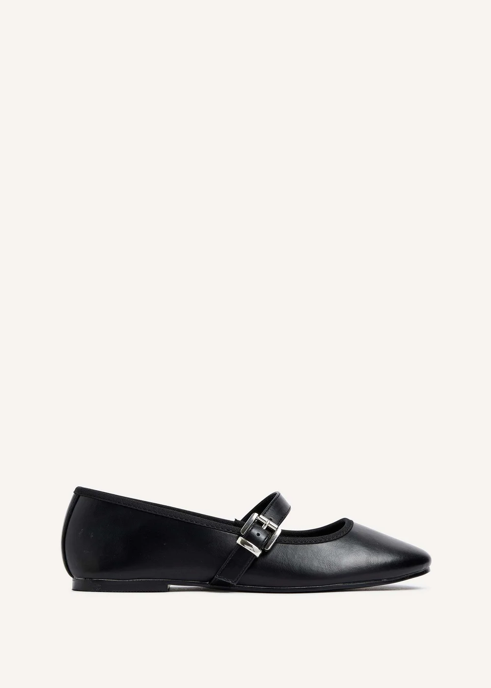 Linzi Odette Black Faux Leather Mary Jane Pumps - 3 Image 2