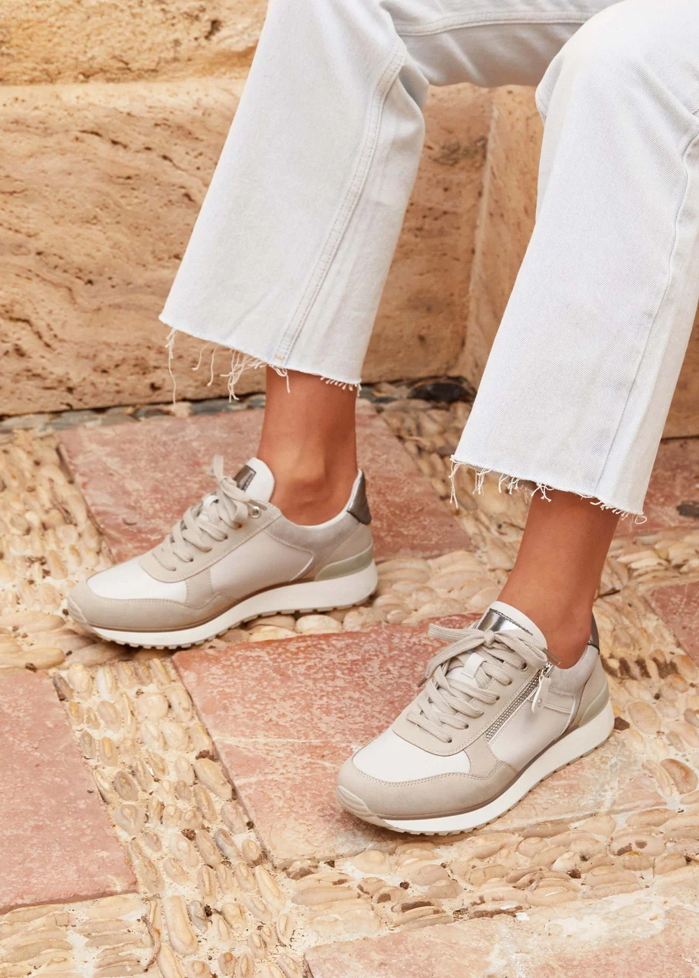 Linzi Euston Mocha Trainer - 3 Image 1