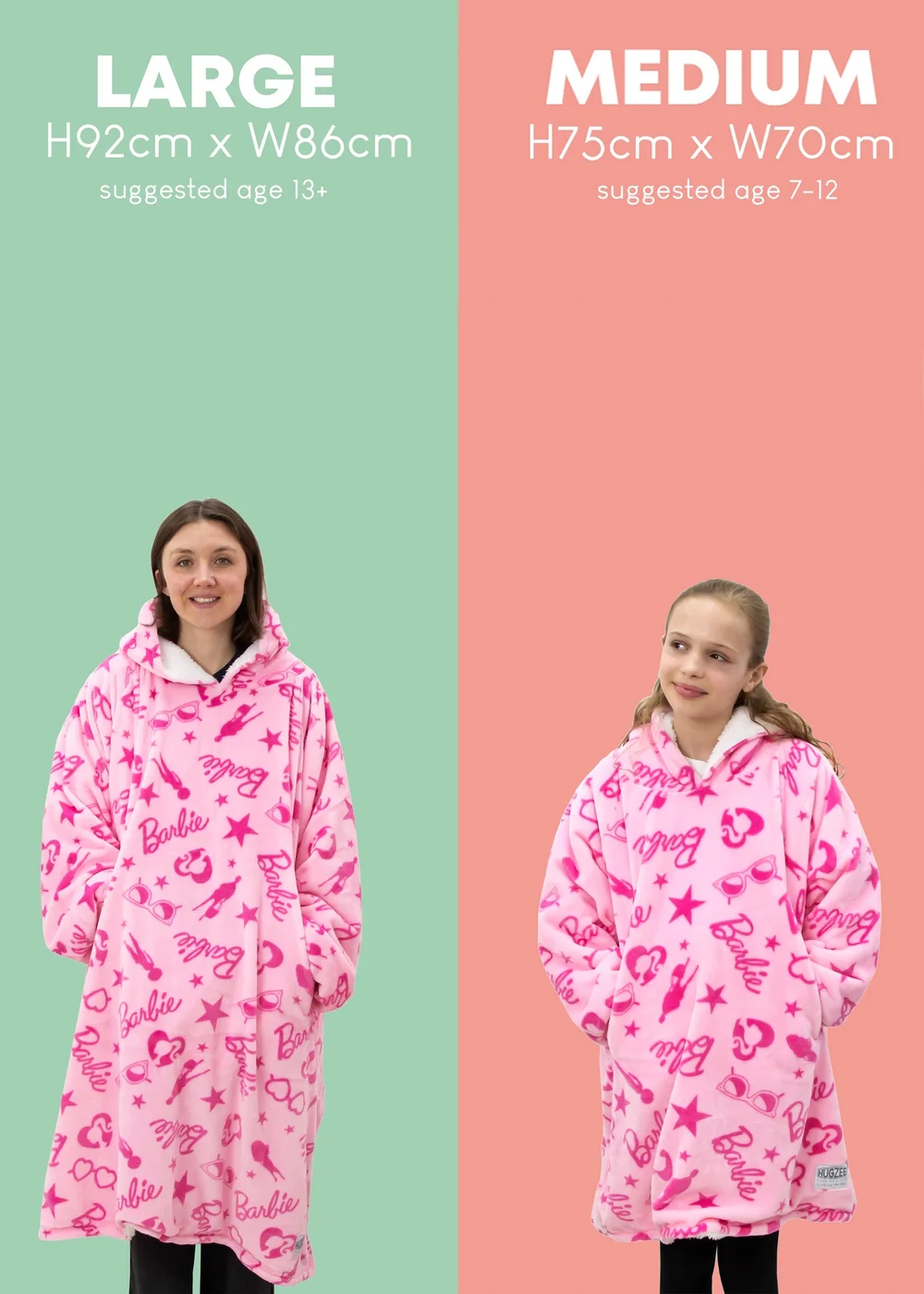 Barbie Hooded Wearable Snuggle Fleece - Medium Image 4