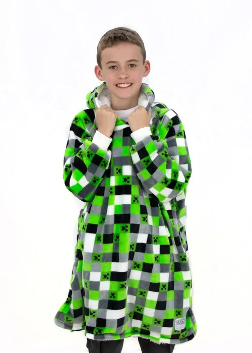 Minecraft Hooded Snuggle Wearable Fleece - Medium Image 2