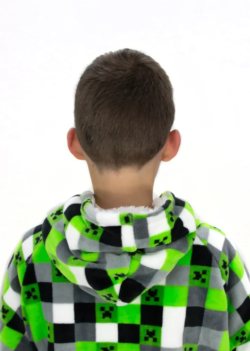 Minecraft Hooded Snuggle Wearable Fleece - Medium Image 4