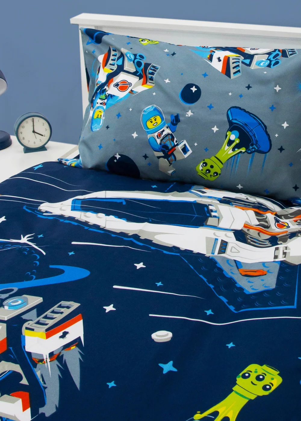 Lego Reversible 2 Piece Brushed Microfiber Duvet Set - Single Image 3