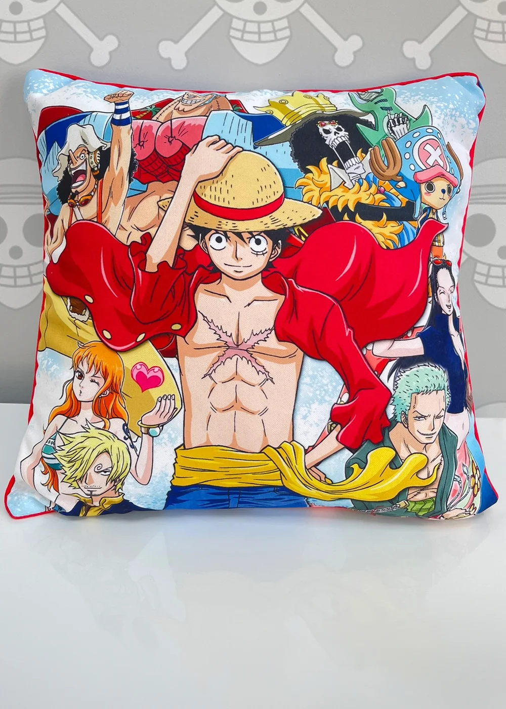 One Piece Luffy Square Decorative Cushion - One Size Image 3
