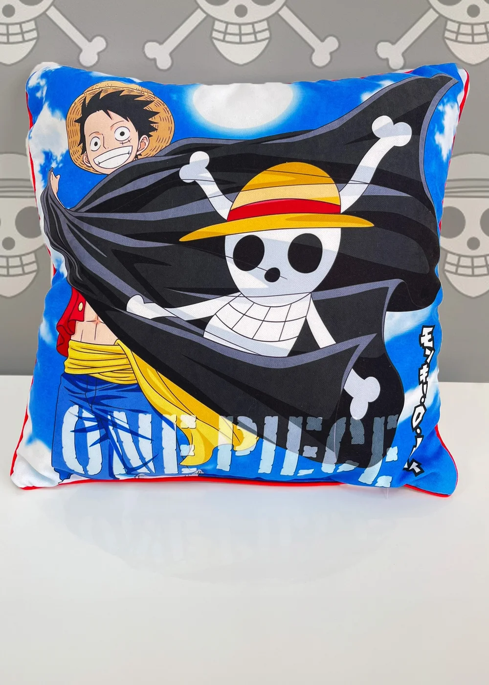 One Piece Luffy Square Decorative Cushion - One Size Image 5